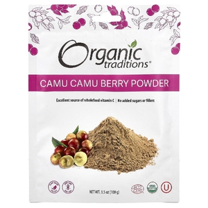 Organic Traditions, Ягоды каму-каму, 100 г (3,5 унции)