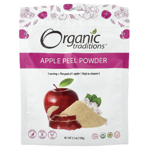 Organic Traditions, Порошок из яблочной цедры, 100 г (3,5 унции)