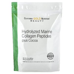 California Gold Nutrition, пептиды гидролизованного морского коллагена с какао, 206 г (7,3 унции)