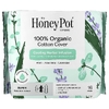 The Honey Pot Company, прокладки с крылышками из 100% органического хлопка, супер, 16 шт.