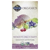 Garden of Life, Organics, мультивитамины из цельных продуктов для женщин, одна таблетка в день, 30 веганских таблеток