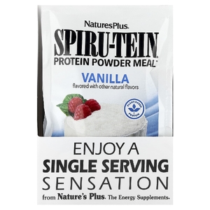 NaturesPlus, Spiru-Tein®, протеиновый порошок, со вкусом ванили, 8 пакетиков по 30 г (1,06 унции)