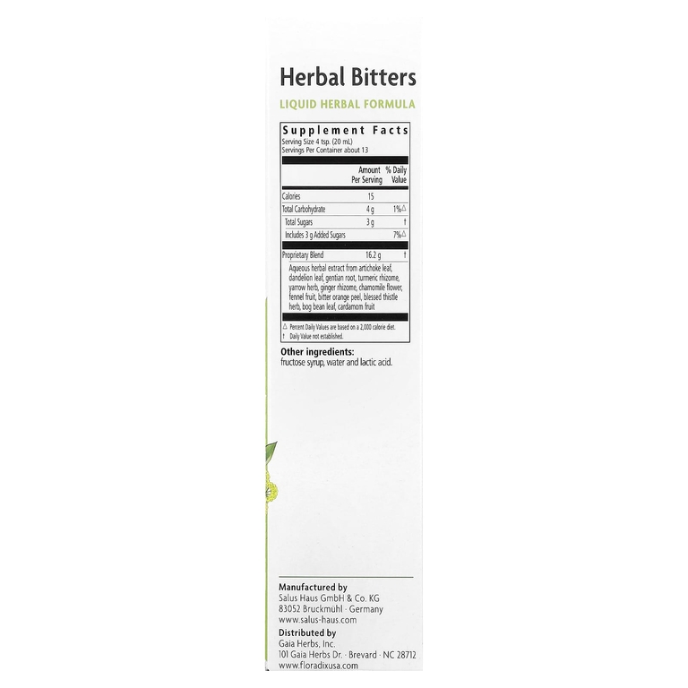 Floradix, Gallexier® травяная горькая настойка, 250 мл (8,5 жидк. Унции)