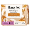 The Honey Pot Company, нетравяные прокладки с крылышками из 100% органического хлопка, обычные, 20 штук