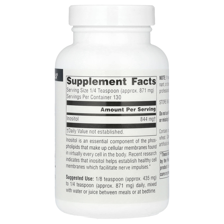 Source Naturals, Чистый инозит в порошке, 113,4 г (4 унции)