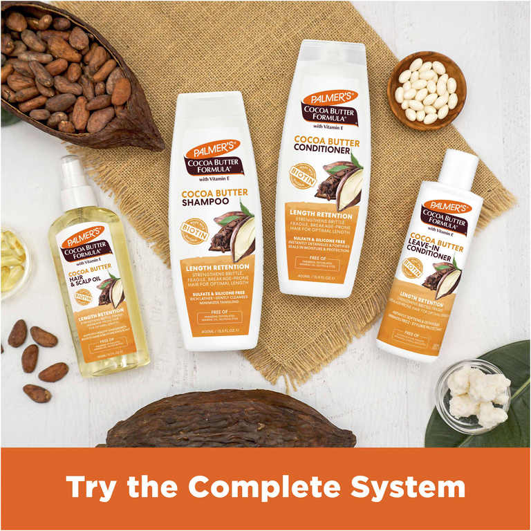 Palmer's, Cocoa Butter Formula, с витамином Е, шампунь для укрепления волос, 400 мл (13,5 жидк. унции)