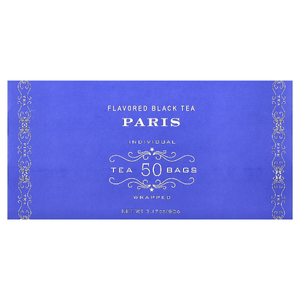 Harney & Sons, Фруктовый черный чай с бергамотом, Париж, 50 чайных пакетиков, 90 г (3,17 унции)
