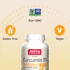 Jarrow Formulas, экстракт куркумы, 500 мг, 60 растительных капсул