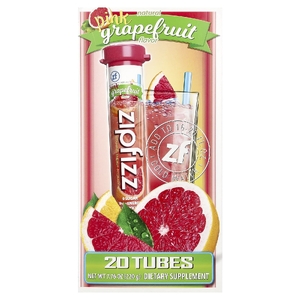 Zipfizz, Энергетическая смесь для здорового спорта с витамином B12, розовый грейпфрут, 20 тюбиков по 11 г (0,39 унции)