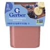 Gerber, 2nd Foods®, Sutter, банан, ежевика и голубика, 2 шт. в упаковке, 113 г (4 унции) (Товар снят с продажи) 