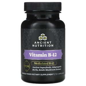Ancient Nutrition, Витамин B12, 30 капсул