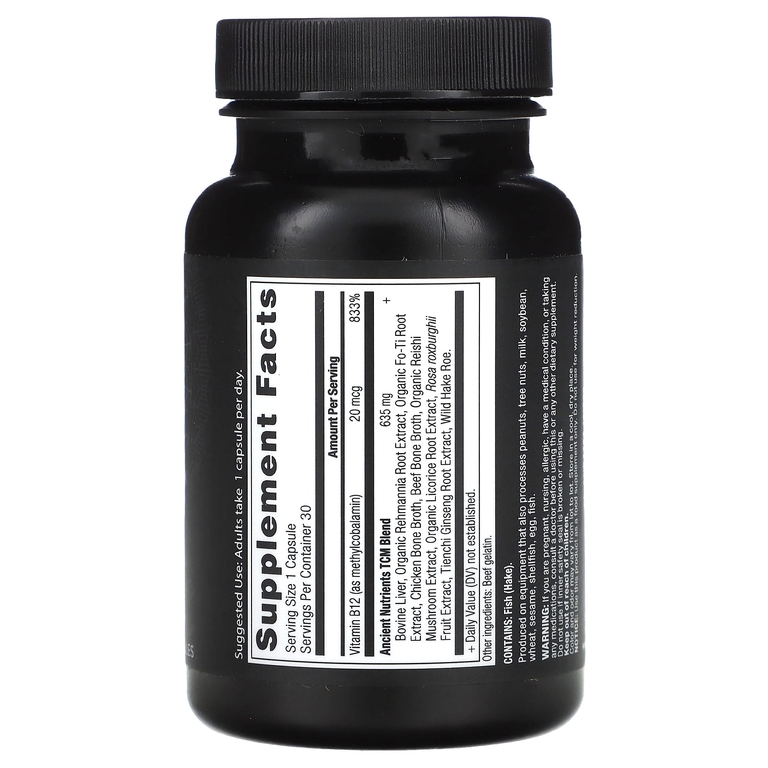 Ancient Nutrition, Витамин B12, 30 капсул