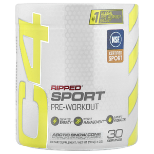 C4 / Cellucor, C4 Ripped® Sport, предтренировочный комплекс, арктический лед, 210 г (7,4 унции)