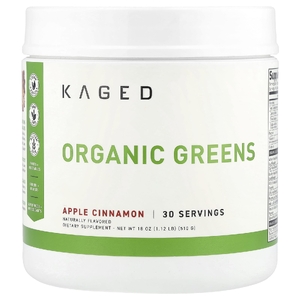 Kaged, Organic Greens, яблоко и корица, 510 г (18 унций) (Товар снят с продажи) 