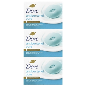 Dove, Care & Protect, антибактериальное косметическое мыло, 3 шт. по 90 г (3,17 унции)
