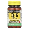 Mason Natural, витамин B6, 100 таблеток (Товар снят с продажи) 