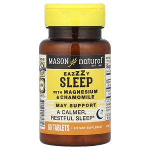 Mason Natural, Eazzy Sleep, с магнием и ромашкой, 60 таблеток