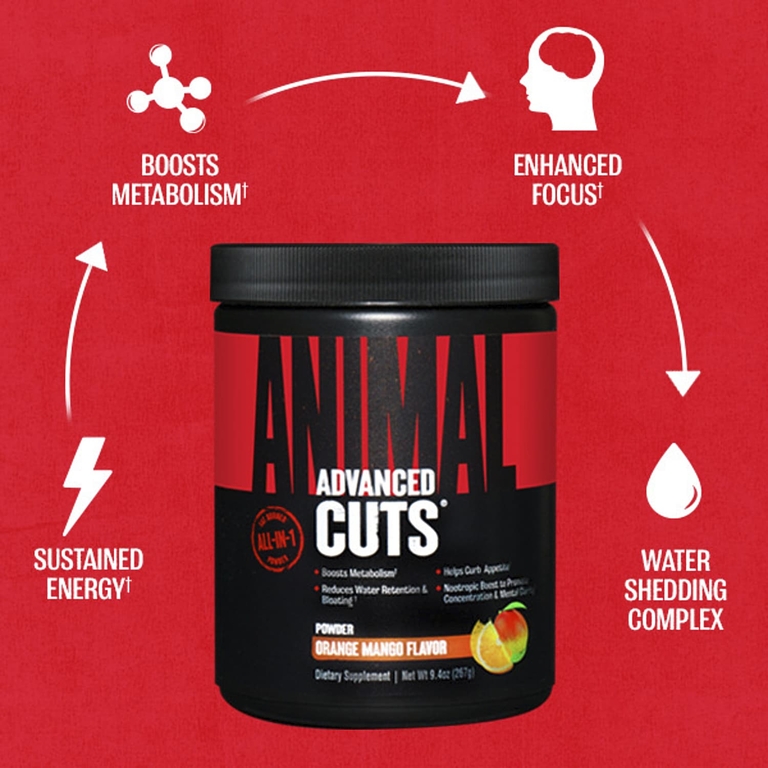 Animal, Advanced Cuts®, апельсин и манго, 267 г (9,4 унции)
