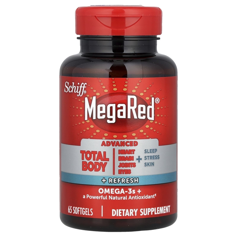 Schiff, MegaRed®, Advanced Total Body + Refresh, 65 мягких таблеток