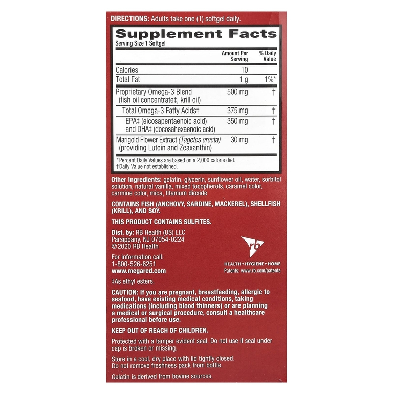 Schiff, MegaRed®, Advanced Total Body + Refresh, 65 мягких таблеток
