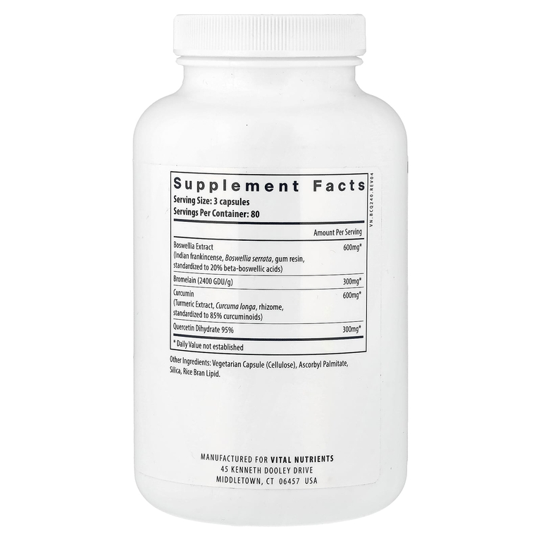 Vital Nutrients, BCQ®, 240 веганских капсул