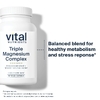Vital Nutrients, Комплекс тройного магния, 500 мг, 90 веганских капсул (250 мг в 1 капсуле)