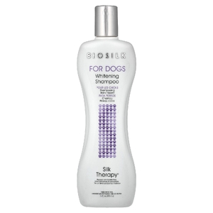 Biosilk, Silk Therapy, отбеливающий шампунь для собак, 355 мл (12 жидк. унц.)
