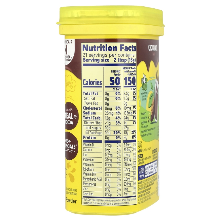 Nesquik, Nestle, порошок, шоколад, 285 г (10 унций) (Товар снят с продажи) 