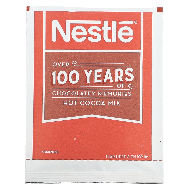 Nestle Hot Cocoa Mix, смесь для приготовления горячего шоколада, насыщенный вкус молочного шоколада, 8 упаковок по 8 г (0,28 унции)