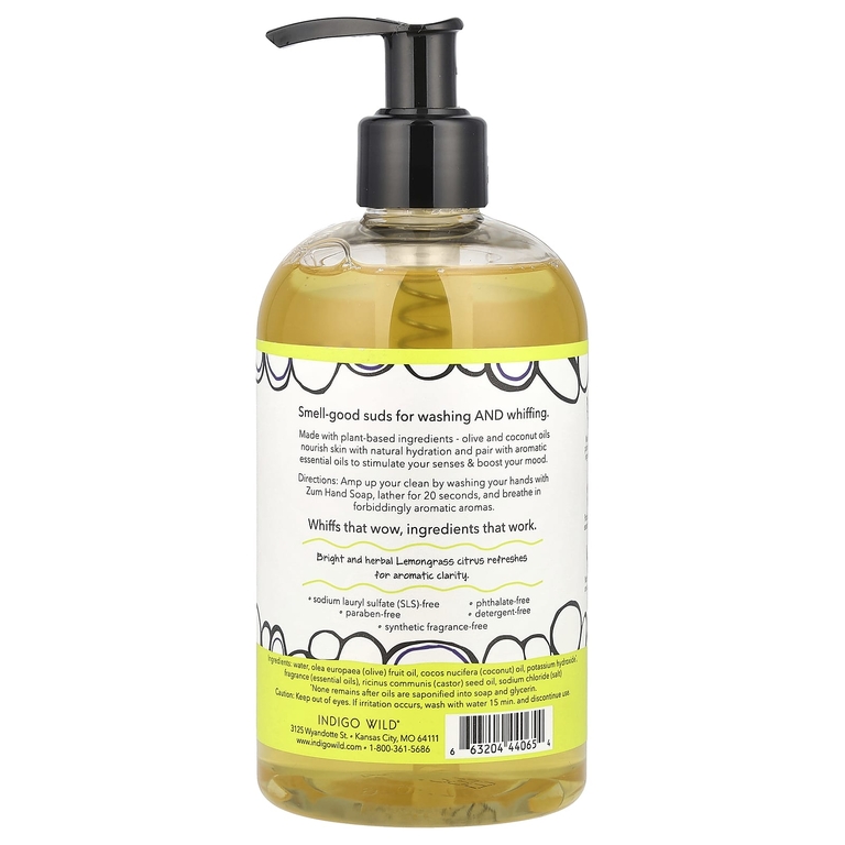 ZUM, Zum Hand Soap, лемонграсс, 354 мл (12 жидк. унц.)