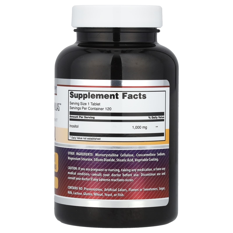 Amazing Nutrition, Инозитол, 1000 мг, 120 таблеток