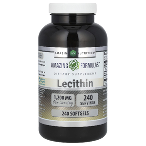 Amazing Nutrition, Лецитин, 1200 мг, 240 мягких таблеток