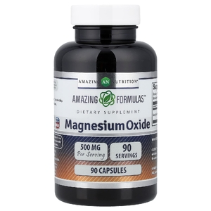 Amazing Nutrition, Оксид магния, 500 мг, 90 капсул