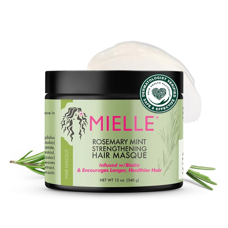 Mielle, укрепляющая маска для волос, розмарин и мята, 340 г (12 унций)