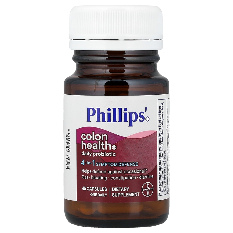 Phillip's, Ежедневный пробиотик для здоровья кишечника, 45 капсул