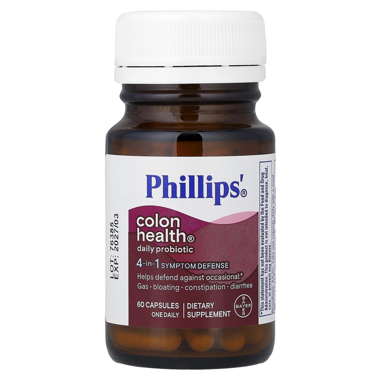 Phillip's, ежедневный пробиотик Colon Health®, 60 капсул