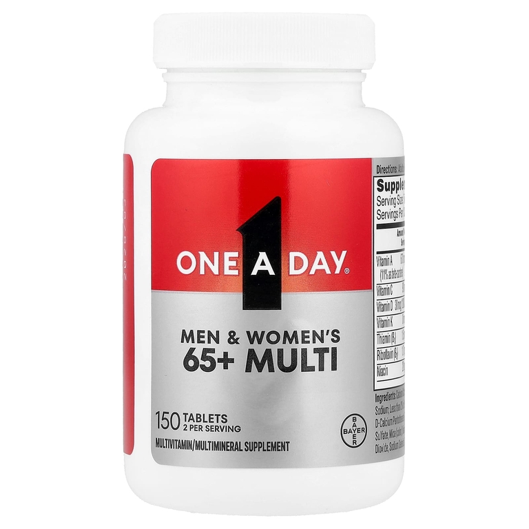 One-A-Day, Proactive 65+ для мужчин и женщин, мультивитаминная / мультиминеральная добавка, 150 таблеток