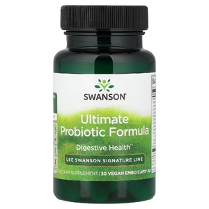 Swanson Vitamins, Ultimate Probiotic Formula, 30 вегетарианских капсул Embo Ap
