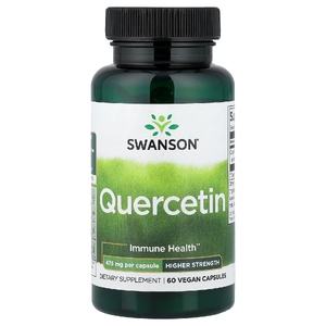 Swanson Vitamins, Кверцетин, 475 мг, 60 растительных капсул