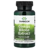 Swanson Vitamins, экстракт гинкго билоба, стандартизованный, 120 мг, 100 веганских капсул