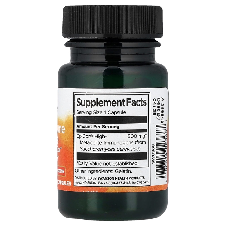 Swanson Vitamins, Для быстрой иммунной защиты, 30 капсул (500 мг на капсулу)