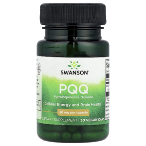 Swanson Vitamins, PQQ, 20 мг, 30 растительных капсул