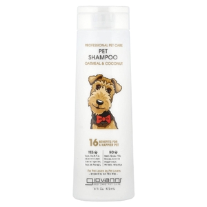 Giovanni, Professional Pet Care, шампунь для собак, с овсянкой и кокосом, 473 мл (16 жидк. унц.) (Товар снят с продажи) 