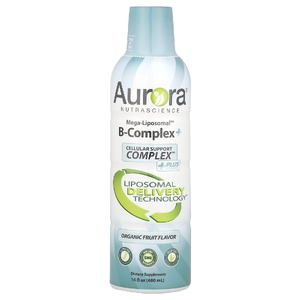 Aurora Nutrascience, Мега-липосомальный комплекс B +, органические фрукты, 480 мл (16 жидких унций) (Товар снят с продажи) 
