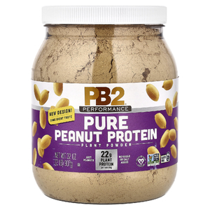 PB2 Foods, Performance, чистый растительный порошок из арахисового протеина, 907 г (2 фунта)