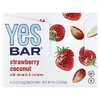 Yes Bar, Snack Bar, клубника и кокос, 6 батончиков по 40 г (1,4 унции)
