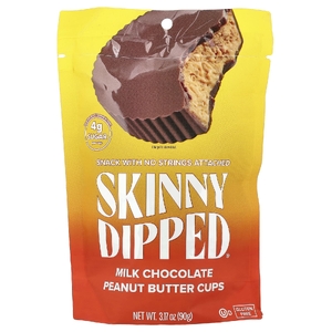 SkinnyDipped, Чашки с арахисовой пастой из молочного шоколада, 90 г (3,17 унции) (Товар снят с продажи) 