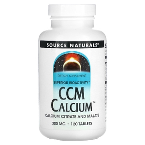 Source Naturals, кальций, 300 мг, 120 таблеток