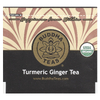 Buddha Teas, Organic Herbal Tea, куркума и имбирь, без кофеина, 18 чайных пакетиков, 36 г (1,27 унции)