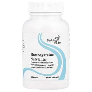 Seeking Health, Homocysteine Nutrients, добавка для поддержания здорового уровня гомоцистеина, 60 капсул
